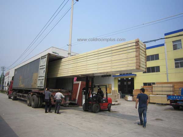 loading container for Corn Refrigeration Cold Room